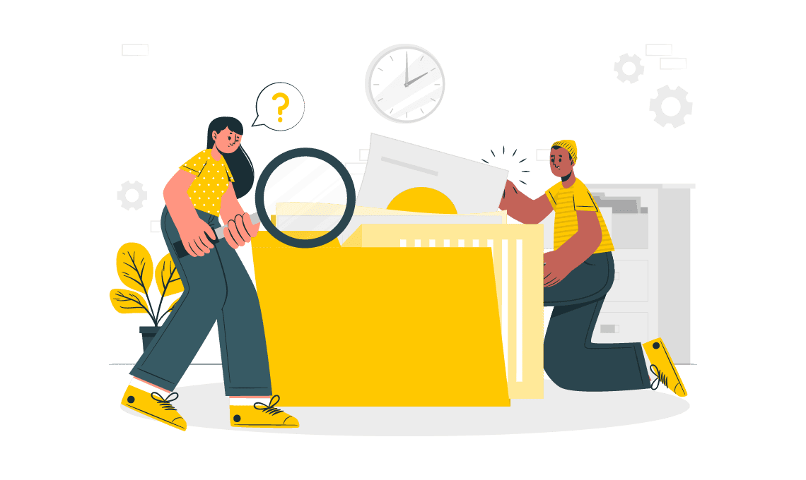 Number intelligence application illustration