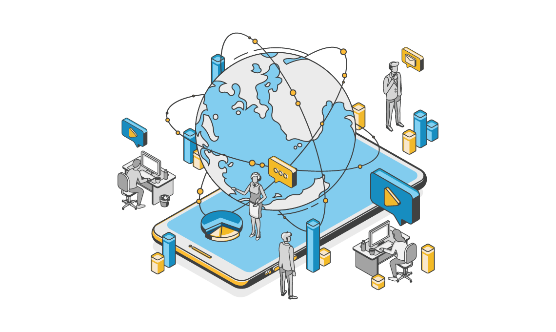 Global SMS use case illustration